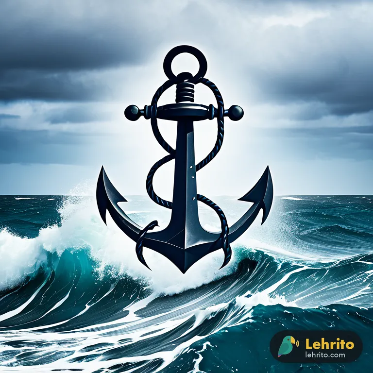 anchor — A heavy object, typically made of metal, attached to a rope or chain and dropped to the bottom of a body of water to keep a boat or ship in place.