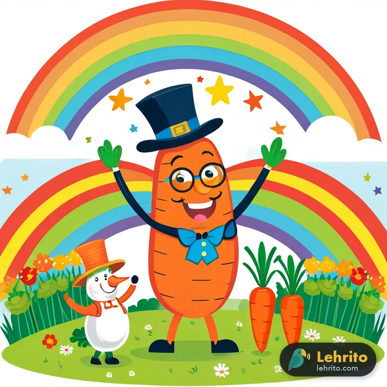 carrot — A tapering orange root vegetable, eaten as food.