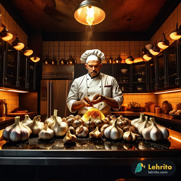 garlic — A bulbous plant of the onion family, with a strong pungent flavor, used as a seasoning in cooking.