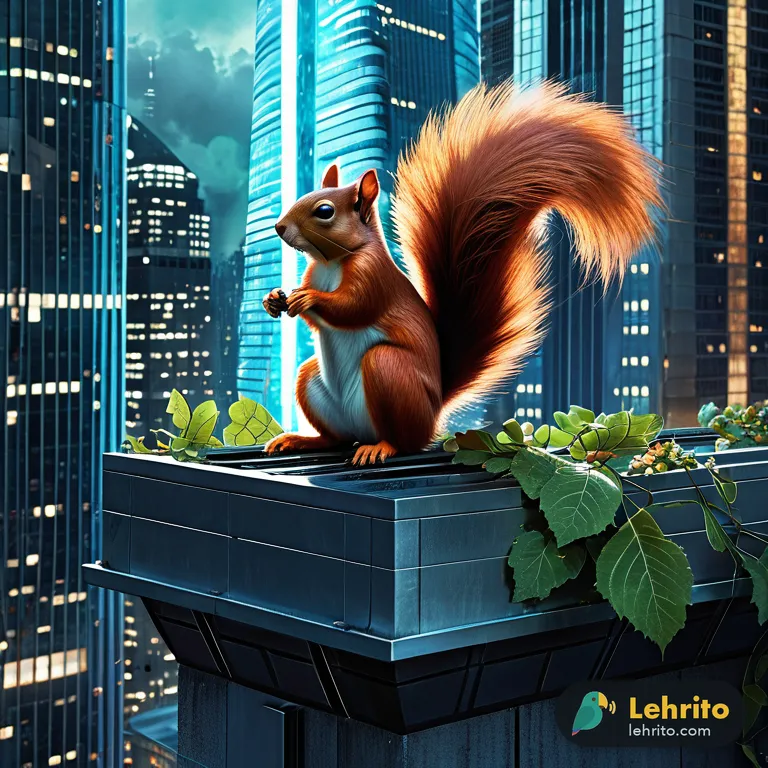 squirrel — A small rodent with a long bushy tail, typically living in trees.