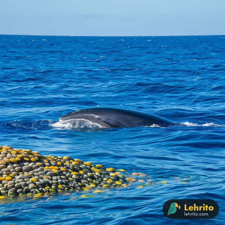 whale — A very large marine mammal with a streamlined hairless body, a horizontal tail fin, and a blowhole on top of the head for breathing.